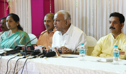 BSY pres meet mangalore
